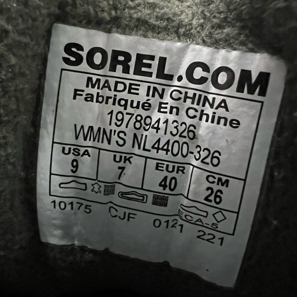 Sorel Kinetic Rnegd Conquest Olive Green Weatherproof Boots Size 9 - Picture 13 of 15